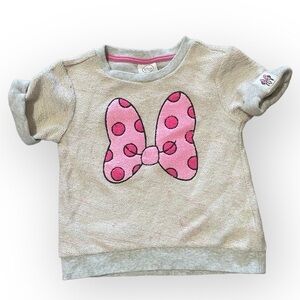 Girls Minnie Mouse Bow top size 5/6